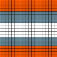 orange/teal