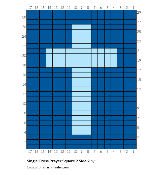 Single Cross Prayer Square 2 Side 2