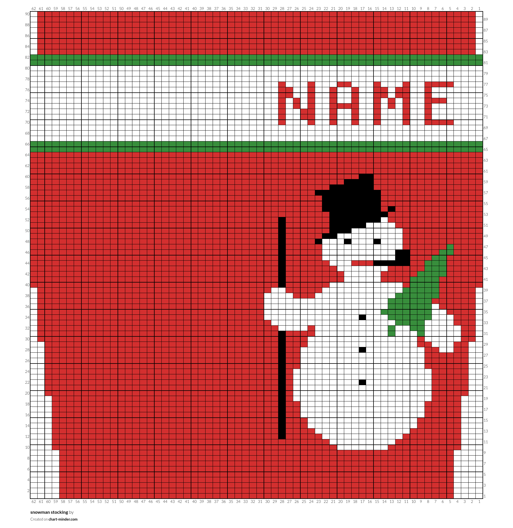 snowman stocking