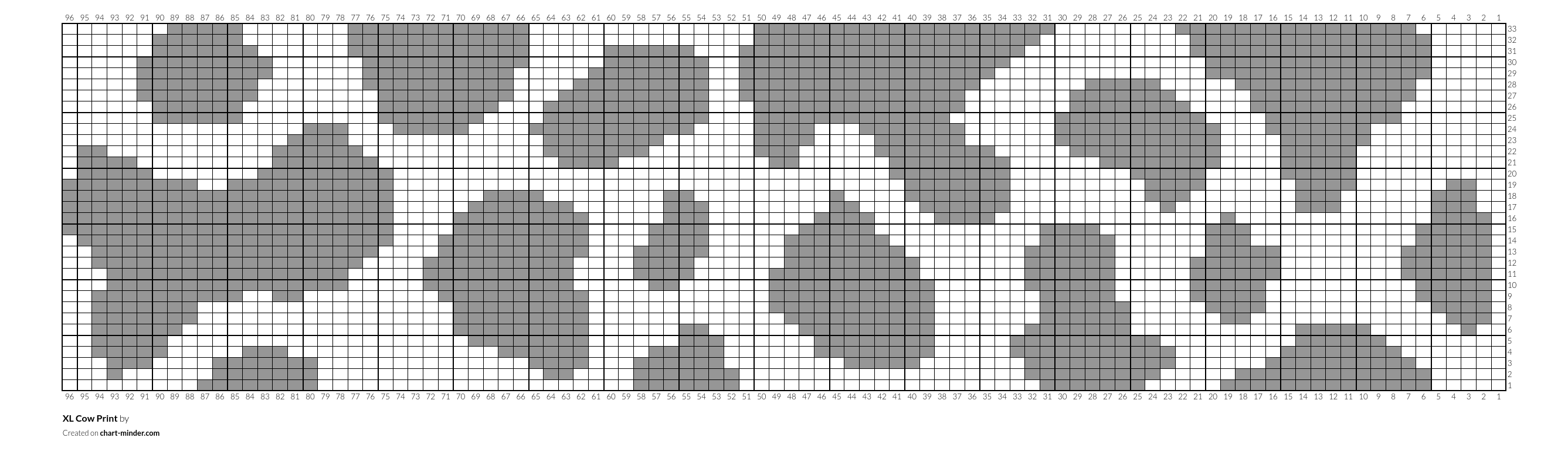 XL Cow Print