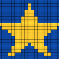 Star for Fingerless Gloves