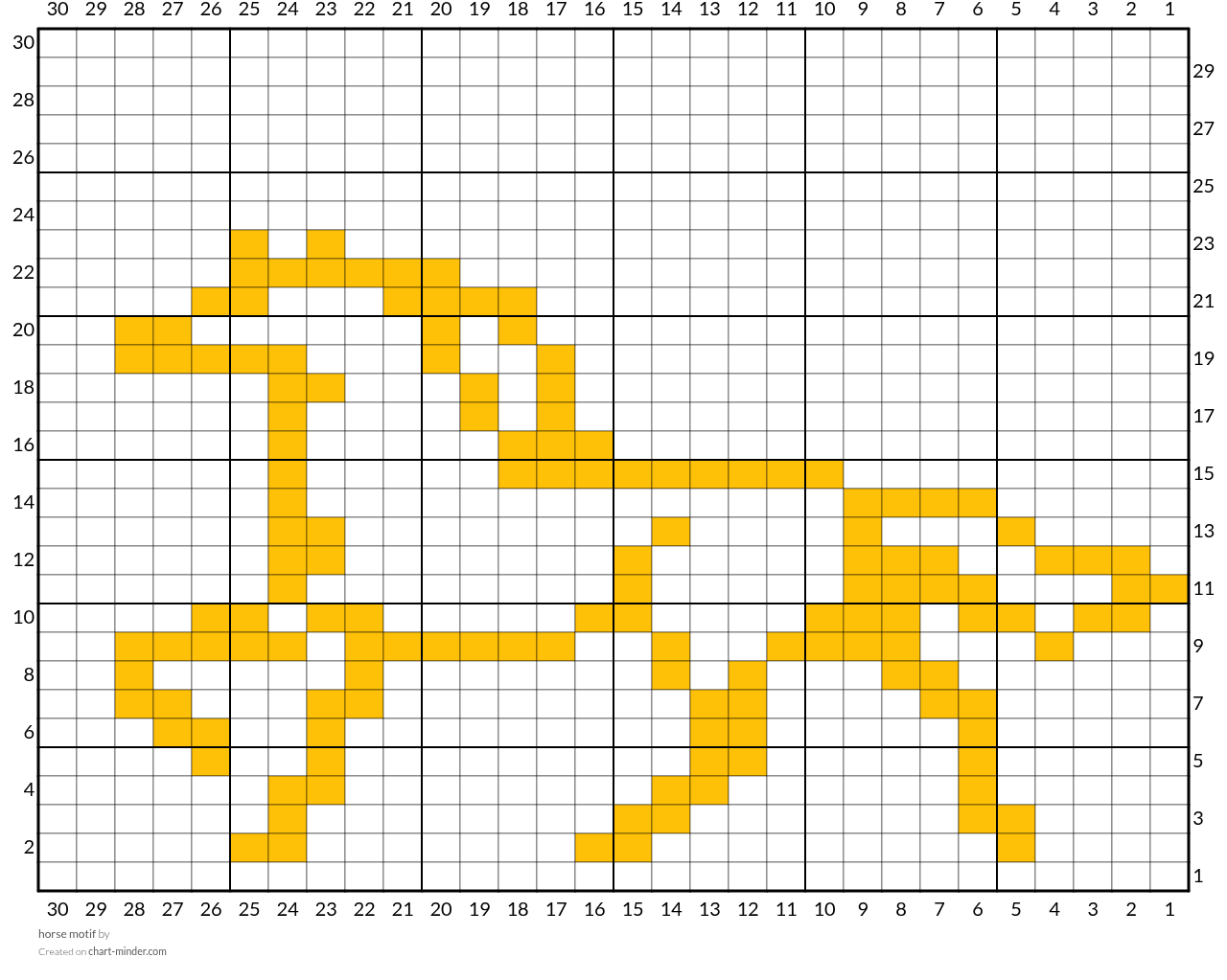 horse motif