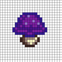 purple mushroom