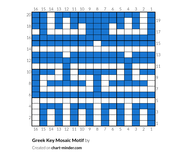 Greek Key Mosaic Motif