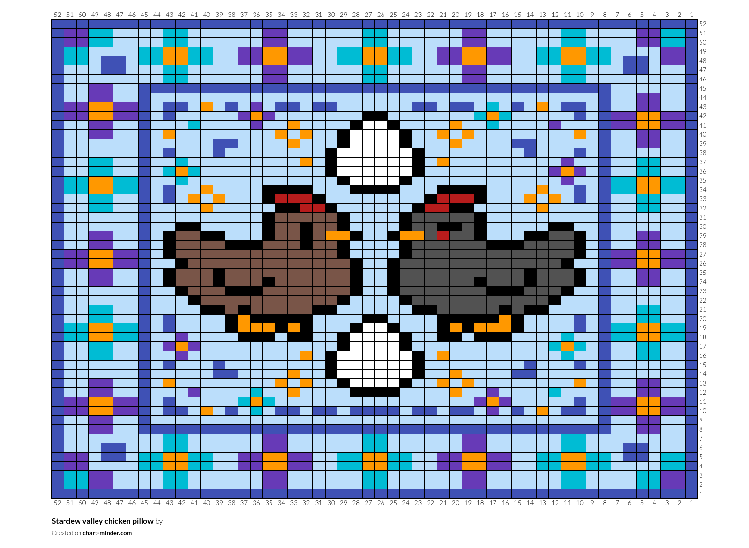 Stardew valley chicken pillow