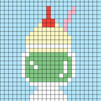 makeup bag cream soda