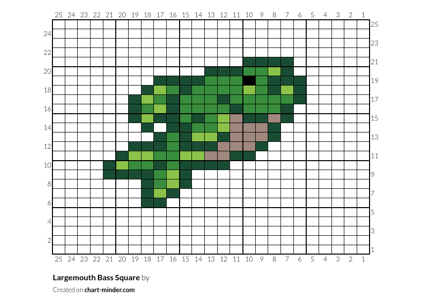 Largemouth Bass Square