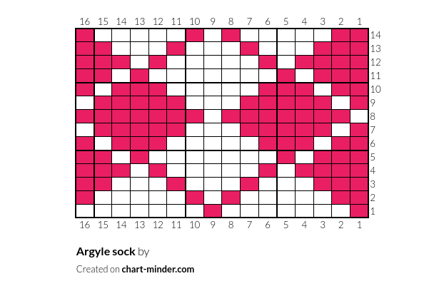 Argyle sock