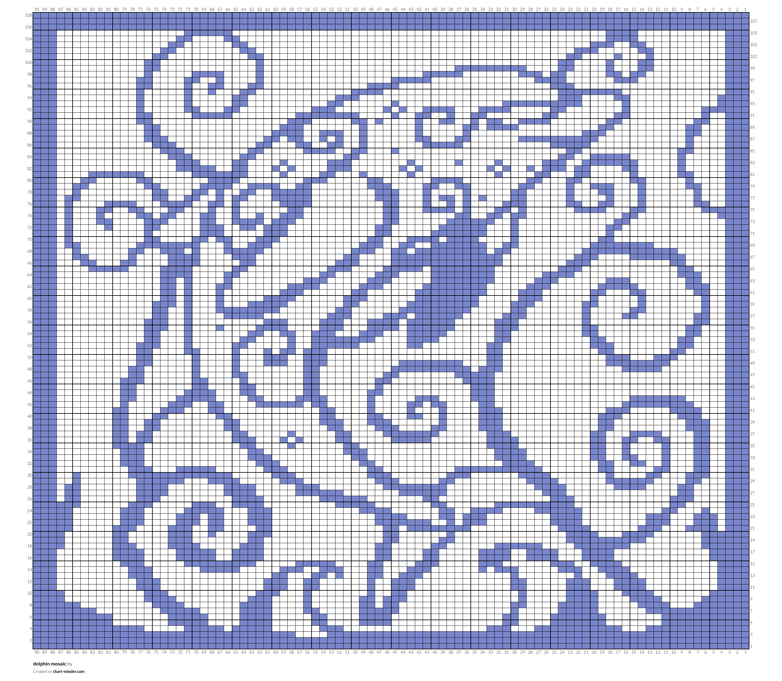dolphin mosaic