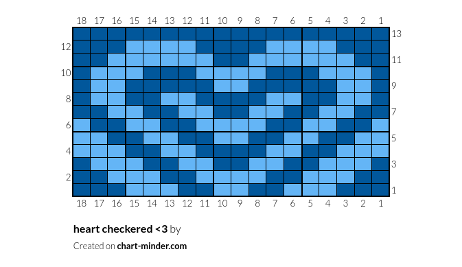 heart checkered <3