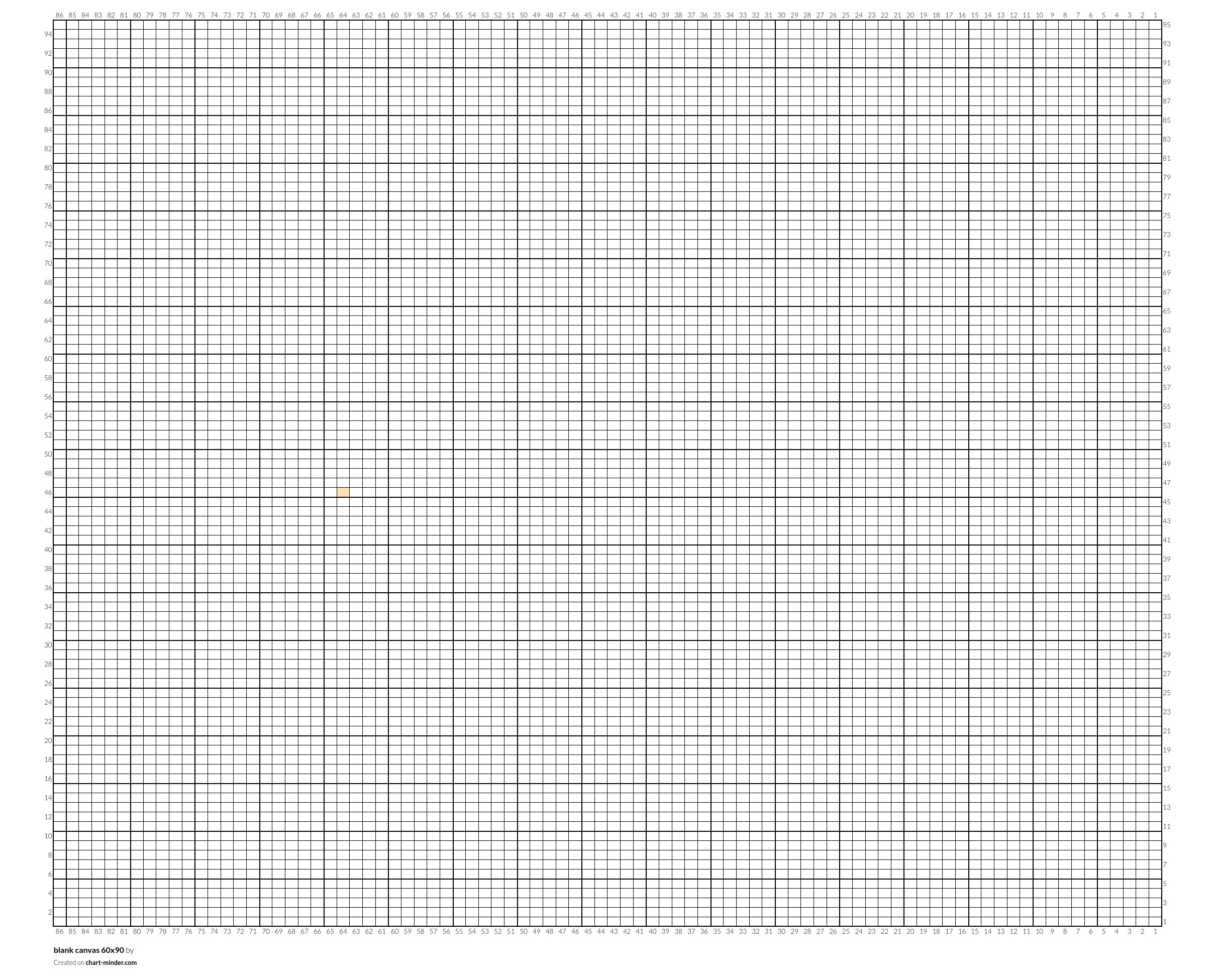 blank canvas 60x90