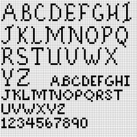 Vintage Lucky Duck Designs Alphabet 
