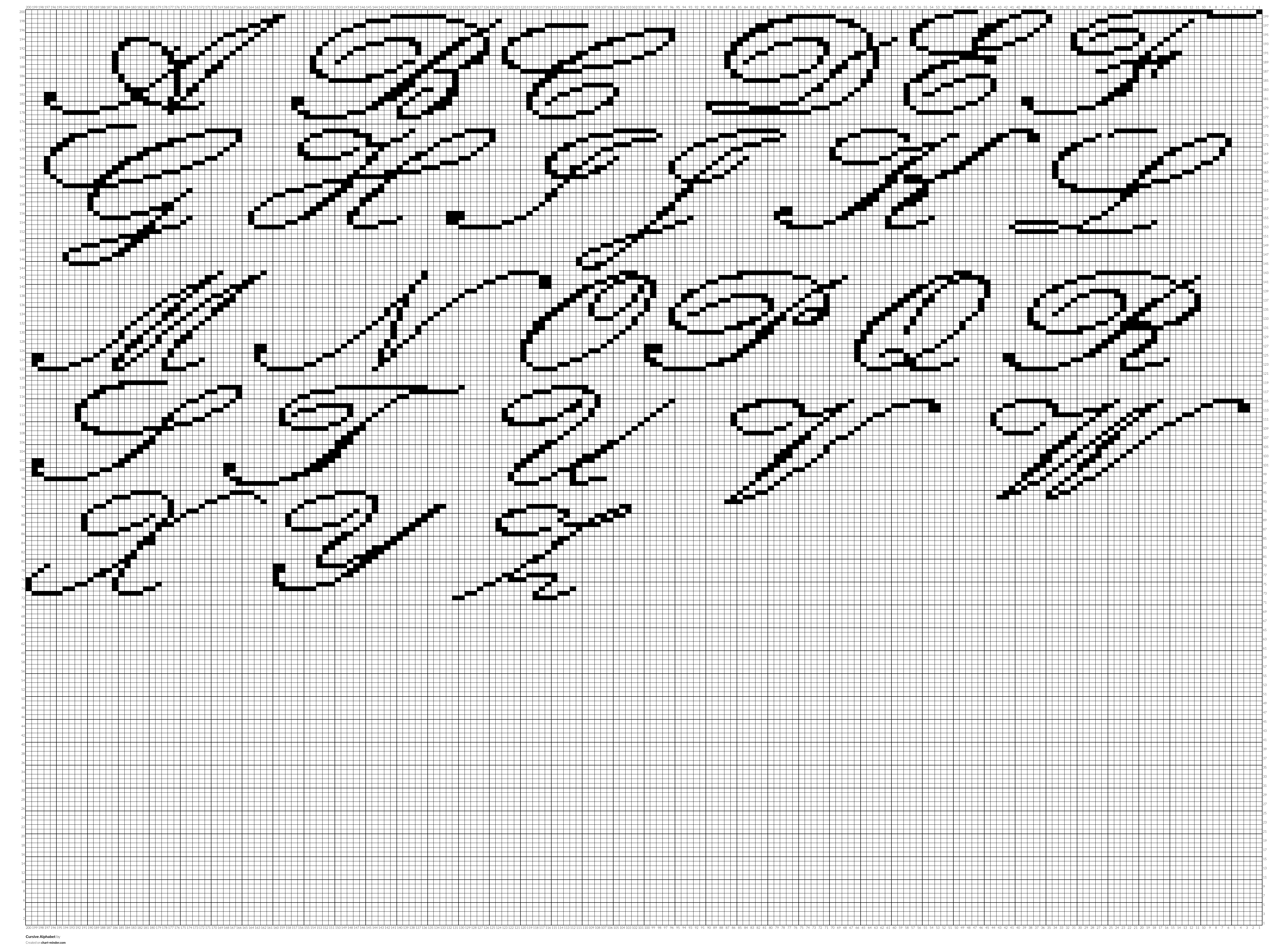 Cursive Alphabet