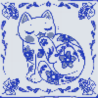 Blue Kitty