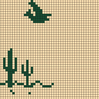 Dino + Dactyl + Cacti