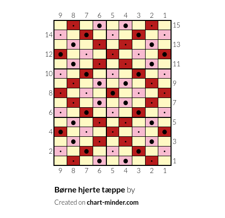 Børne hjerte tæppe
