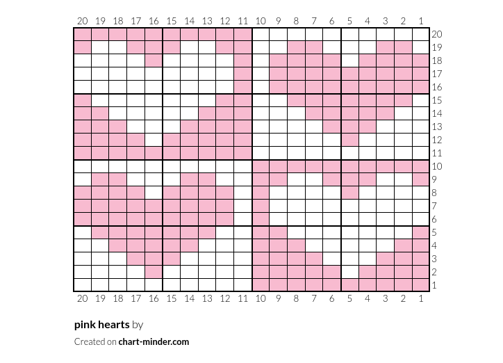 pink hearts