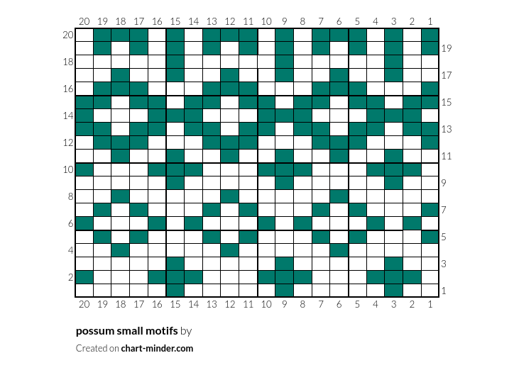 possum small motifs