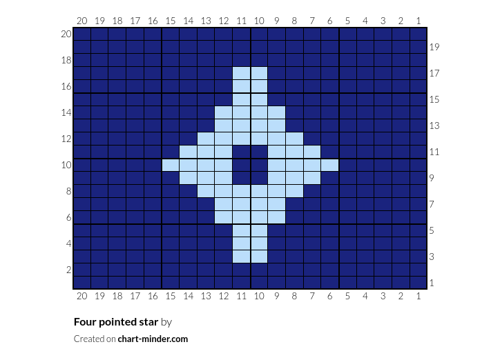 Four pointed star