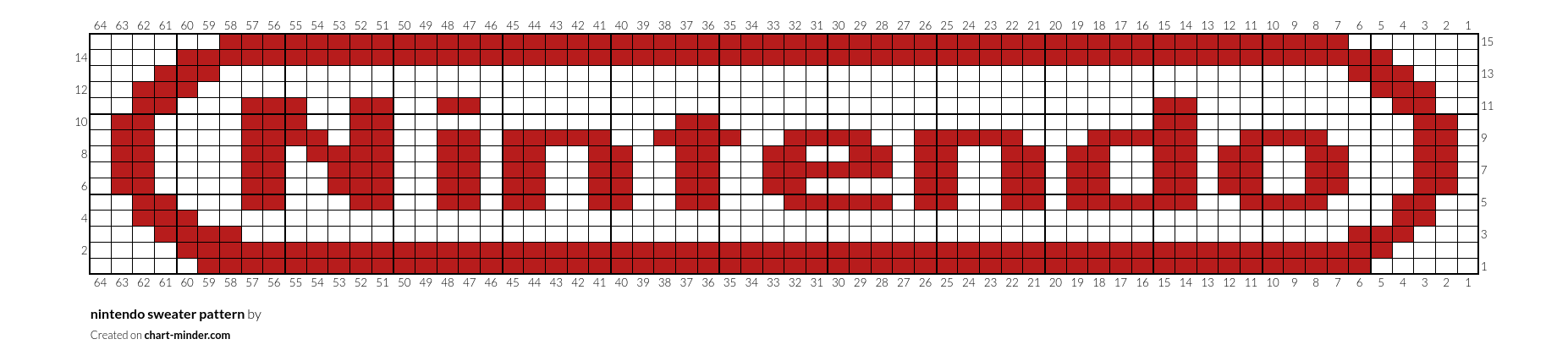 nintendo sweater pattern