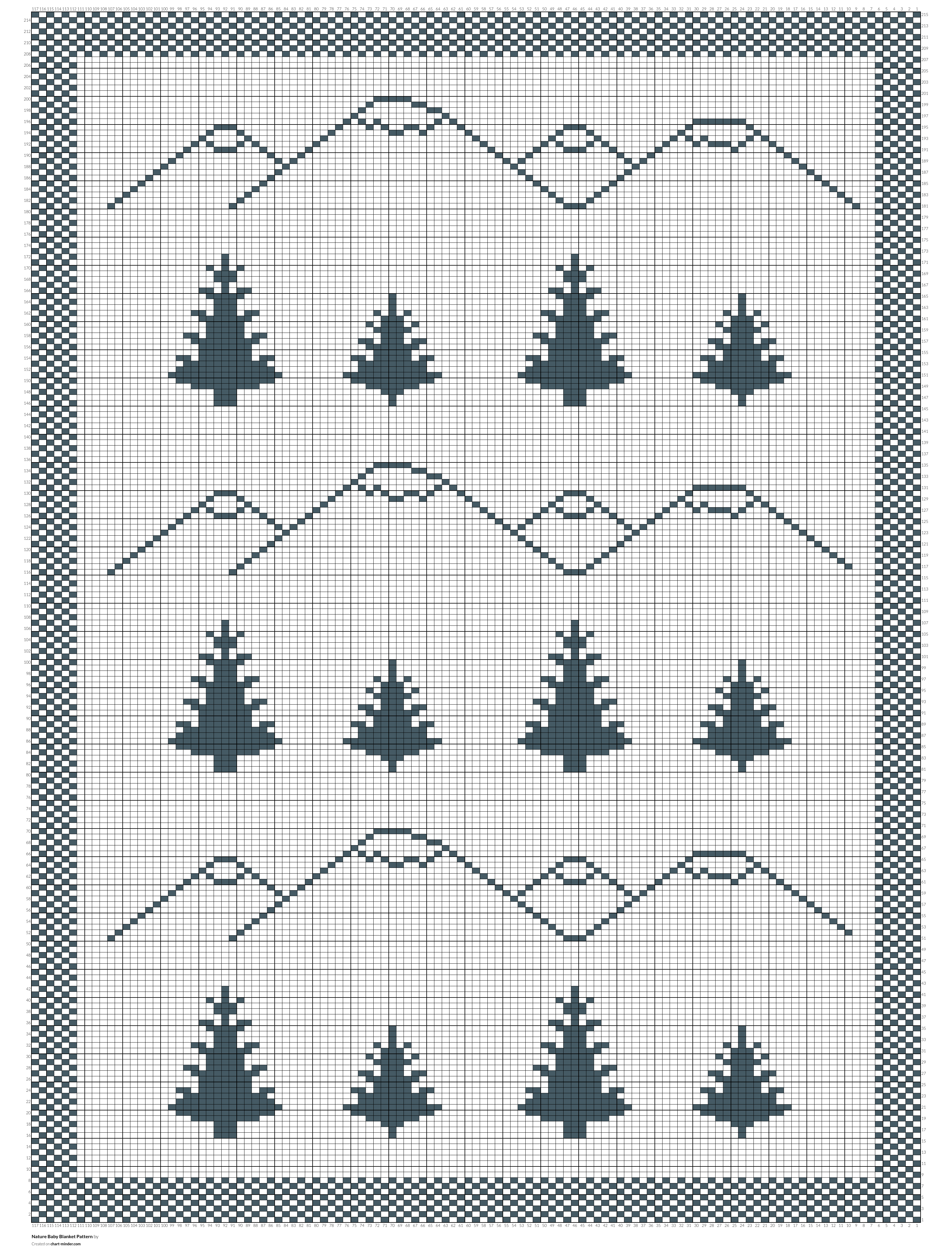 Nature Baby Blanket Pattern