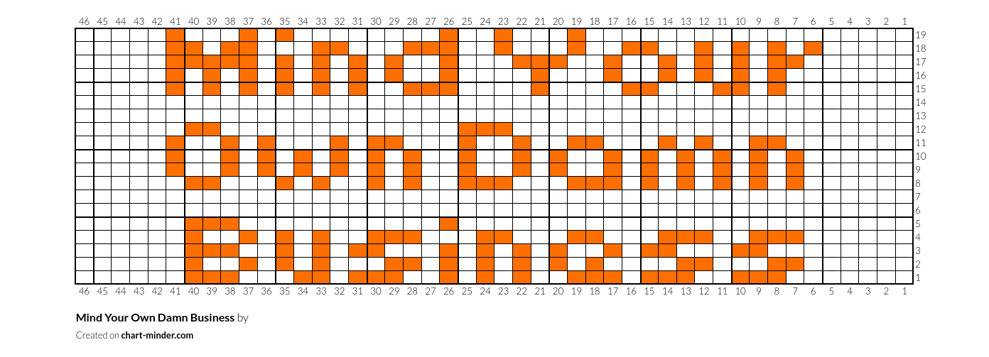 Mind Your Own Damn Business