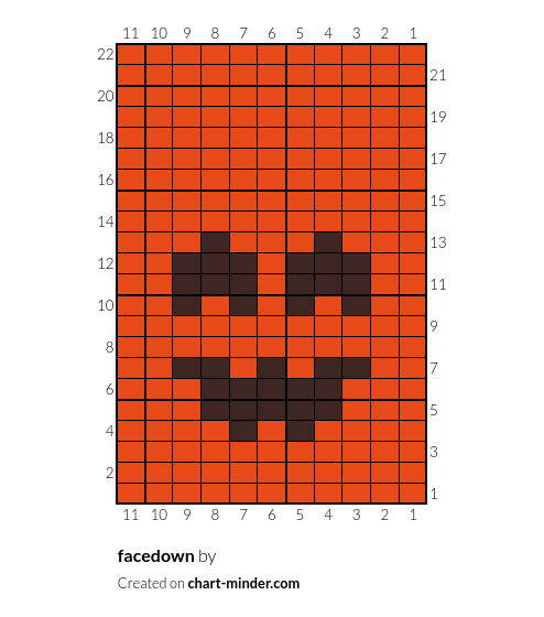 facedown