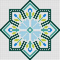 Floral Star alt coloring