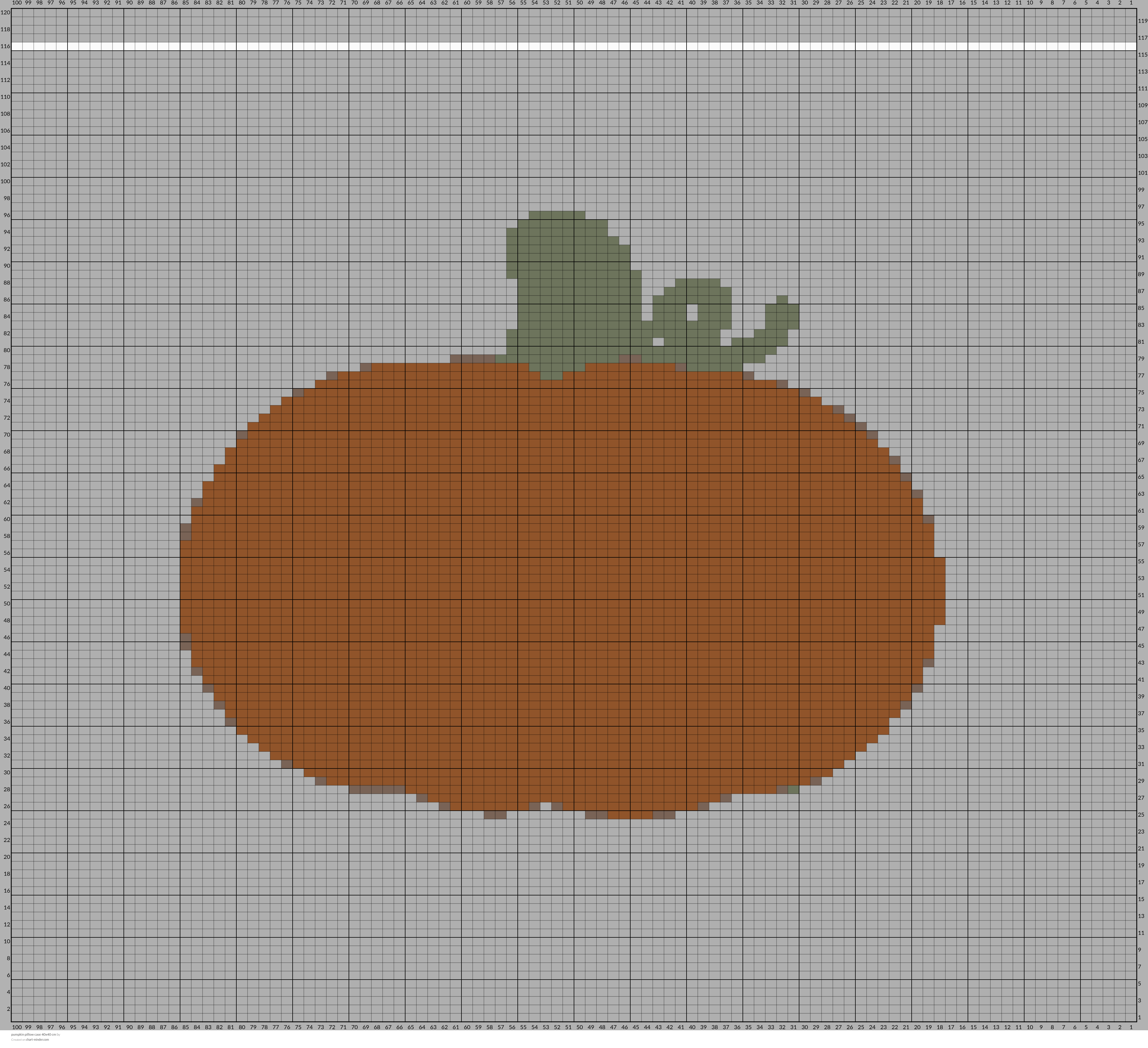 pumpkin pillow case 40x40 cm
