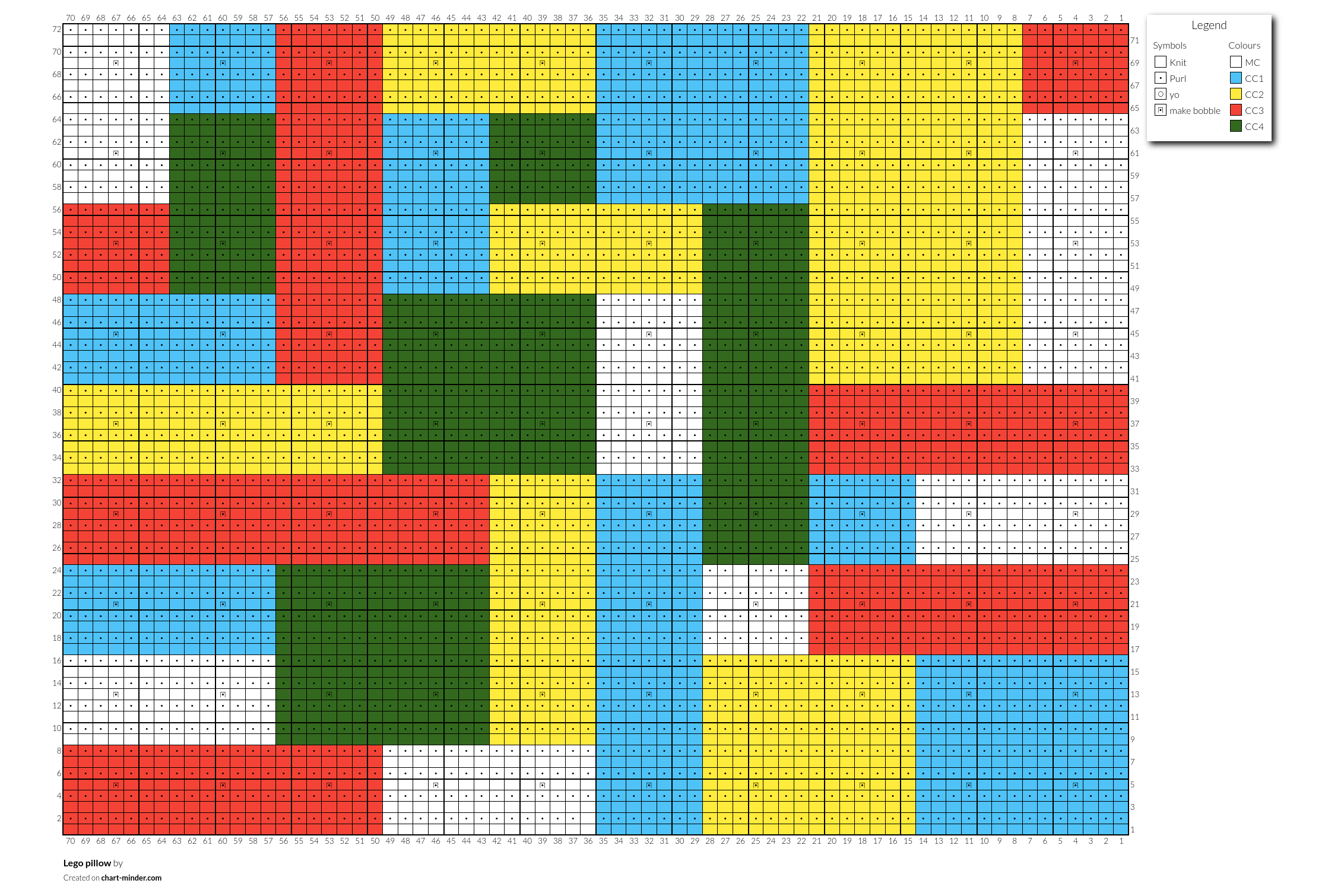 Lego pillow