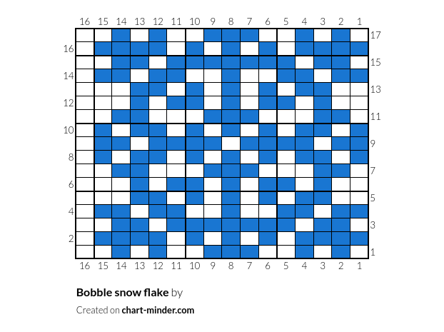 Bobble snow flake