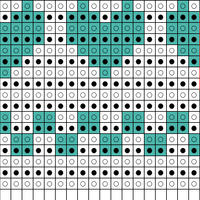 Baby sweater with hearts 