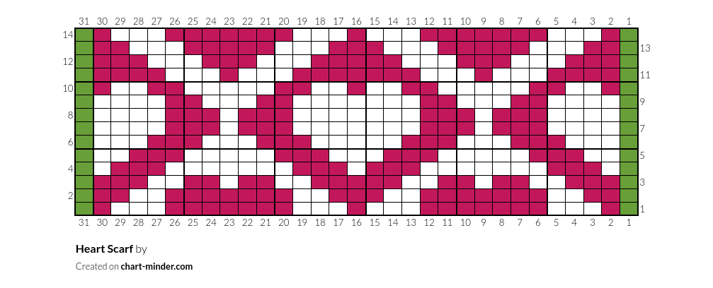 Heart Scarf