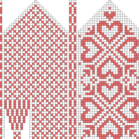 Heart Mittens