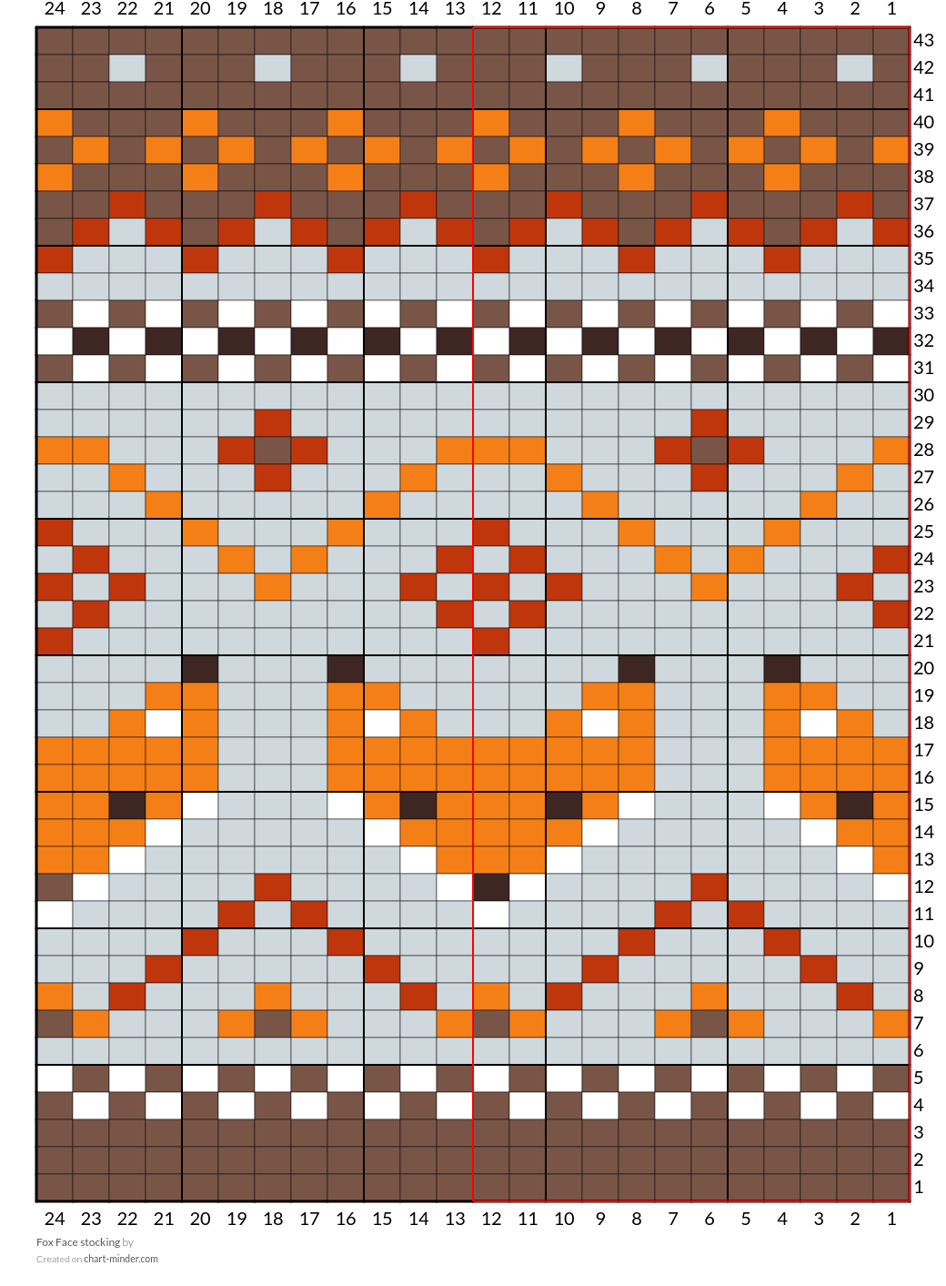 Fox Face stocking