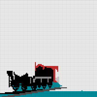 Train Intarsia Grandad