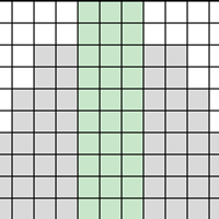 Wave Shawl Main Body Chart