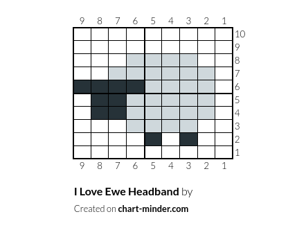 I Love Ewe Headband