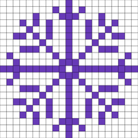 snowflake cross stitch
