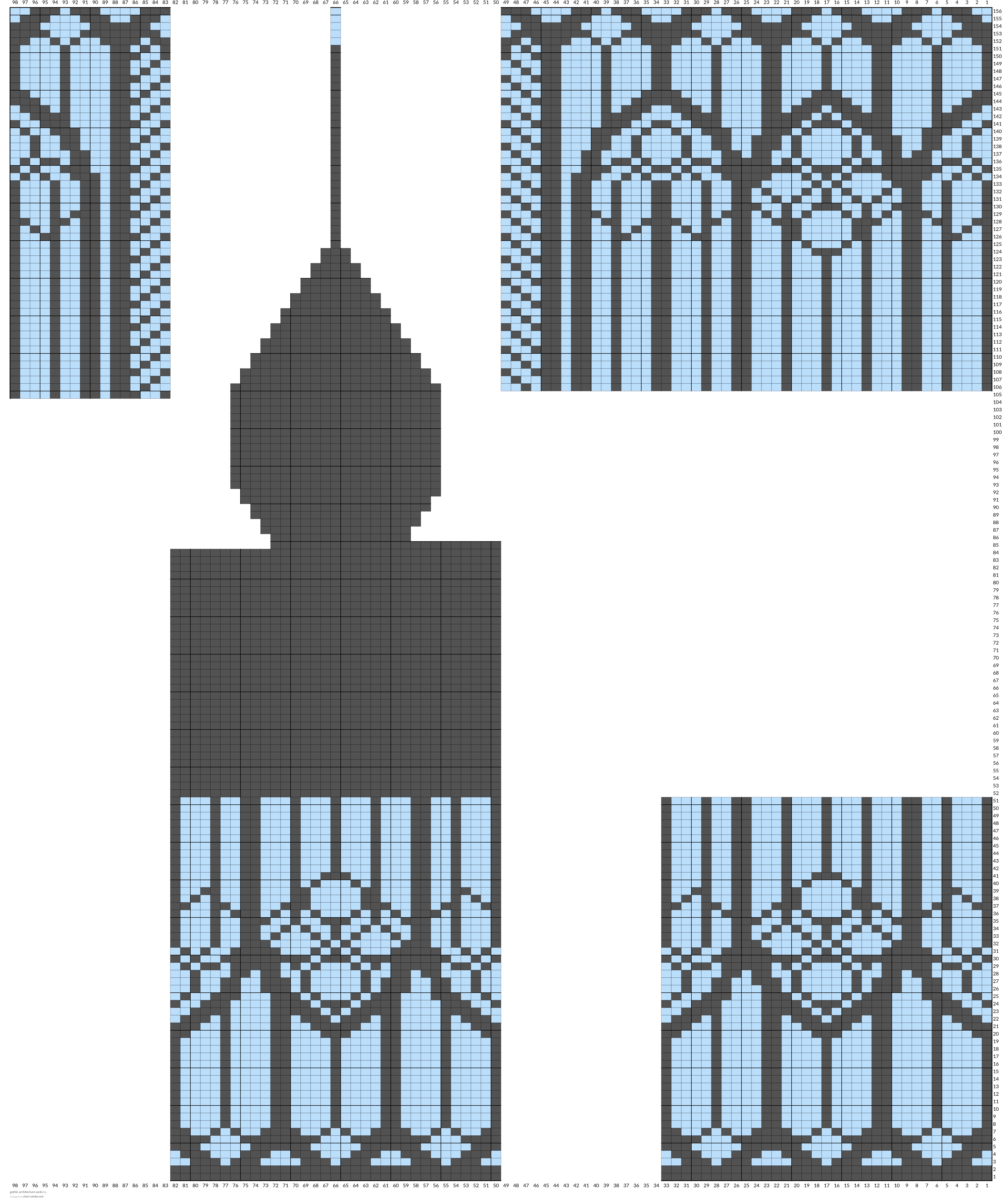 gothic architecture socks