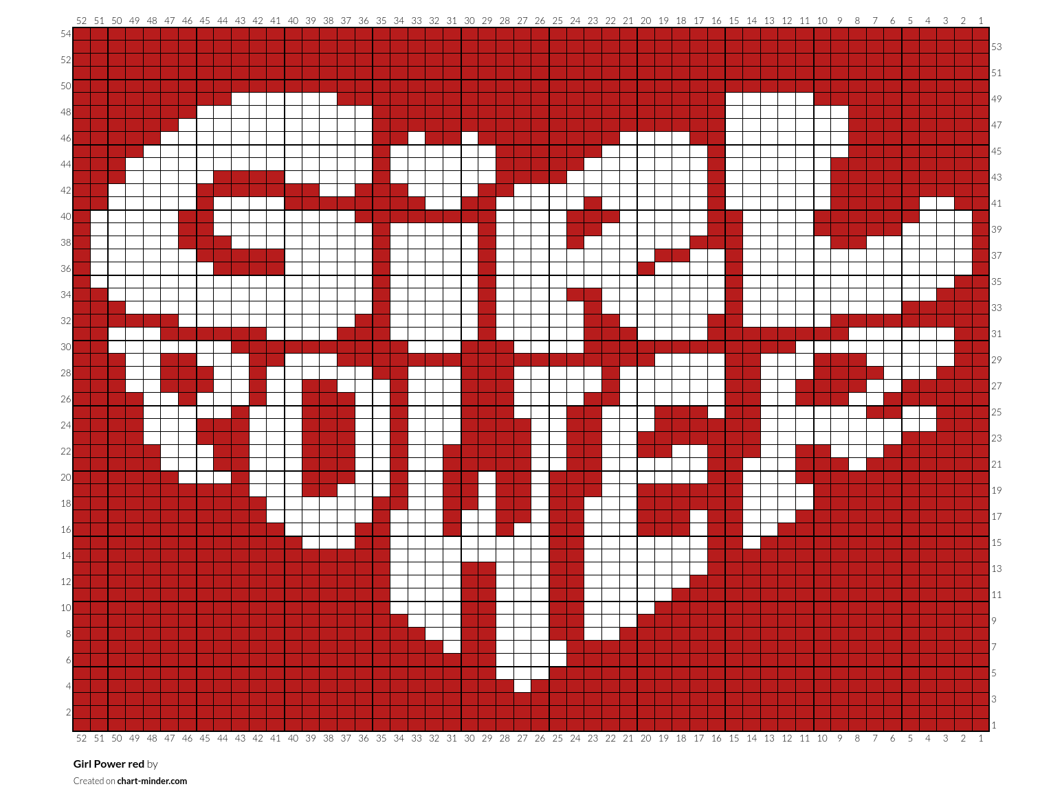 Girl Power red