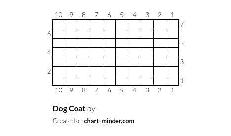 Dog Coat by Heike Newman | Chart Minder