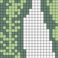 Runner duck with leaves