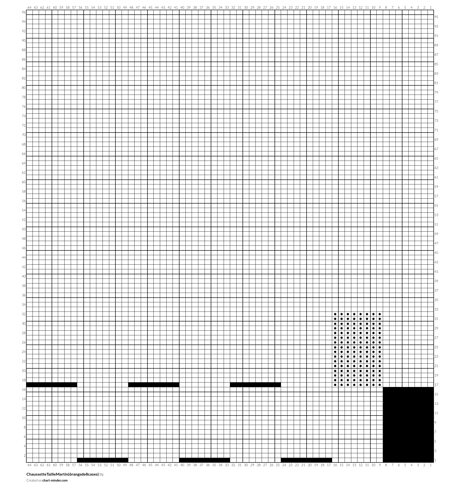ChaussetteTailleMartin(6rangsde8cases)