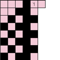 Primeras vueltas tallas 1 y 2 Sombras