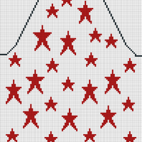 back of star cardigan