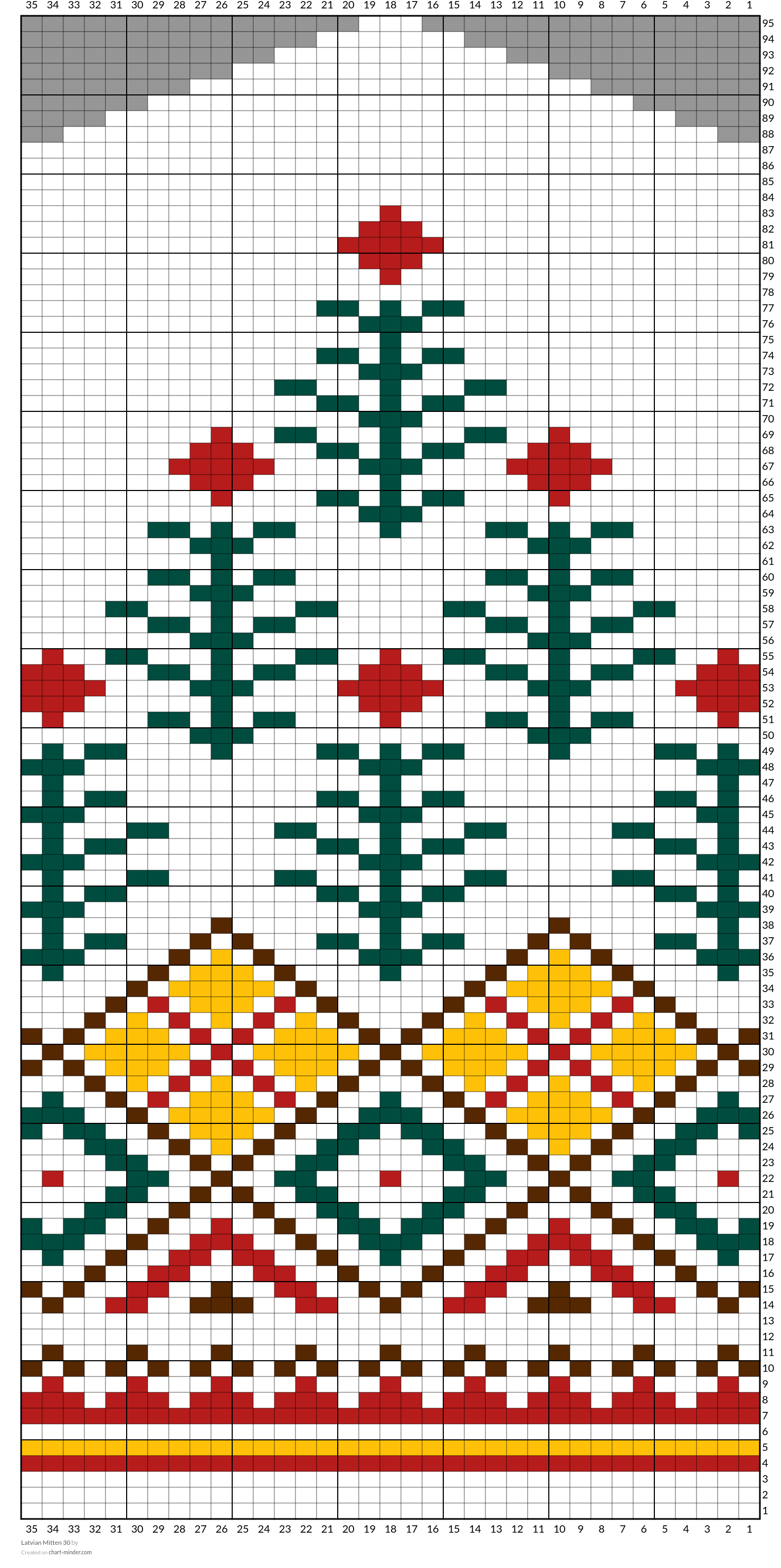Latvian Mitten 30