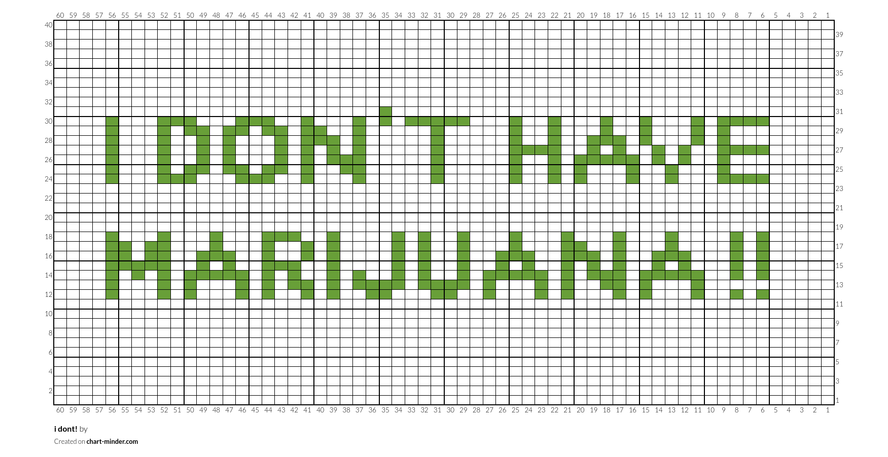 i dont!