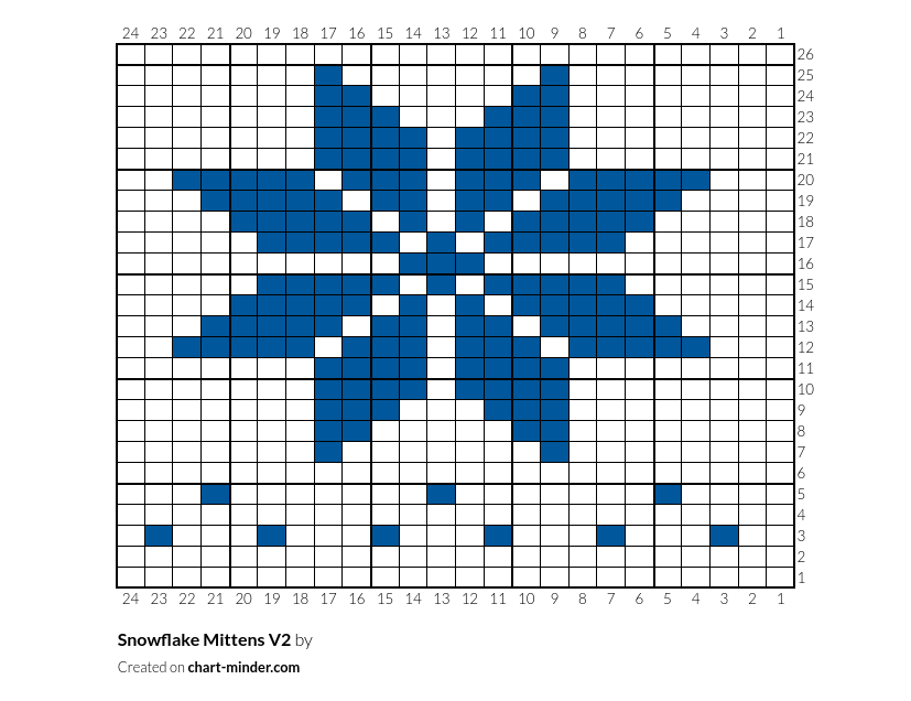 Snowflake Mittens V2