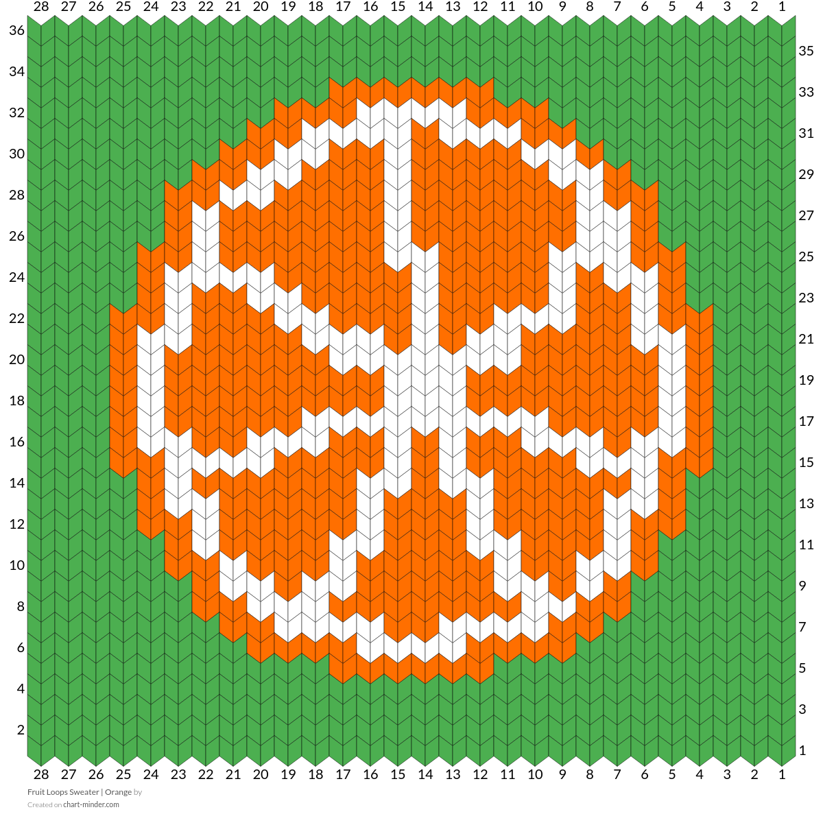 Fruit Loops Sweater | Orange